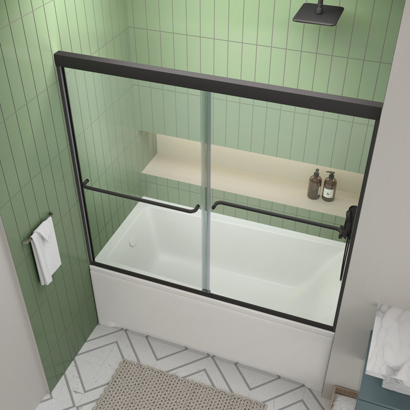 StreamlineBath Havasu 60" x 58" Framed Sliding Bathtub Door with